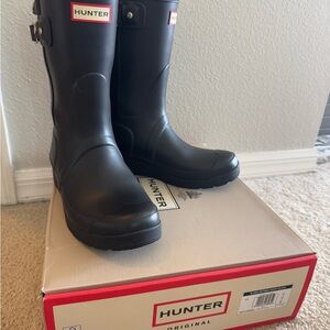 Hunter Black Rain Boots
